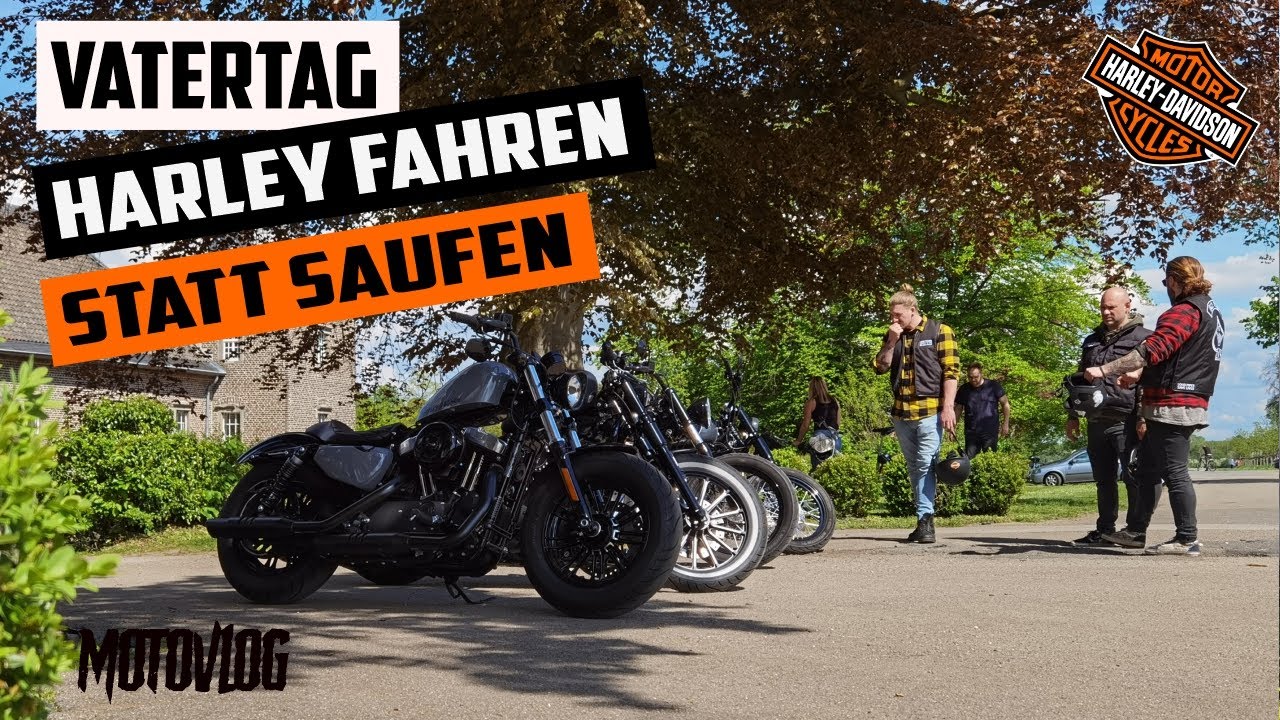🔥Vatertag mit den HARLEYS 🔥| Mo`s Bikertreff Krefeld | Harley Davidson Motovlog | Rideout