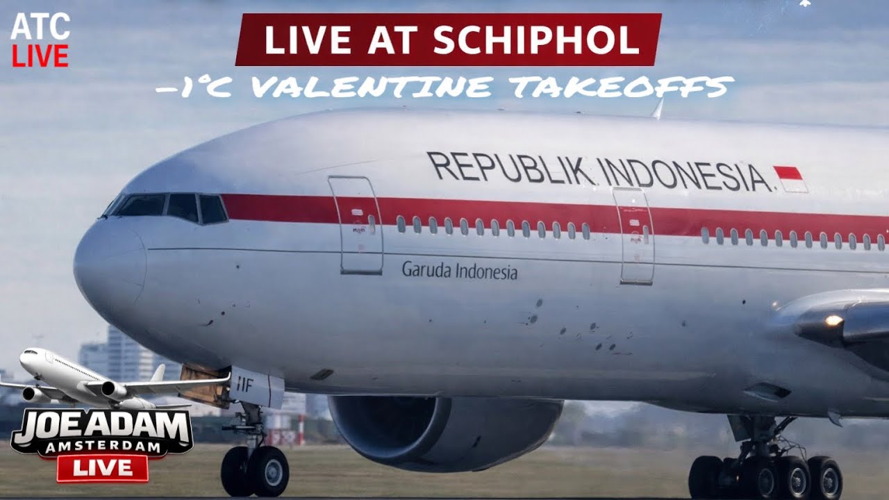 🔴 LIVE: Freezing Valentine’s Day at Amsterdam Schiphol | Feb 14, 2026