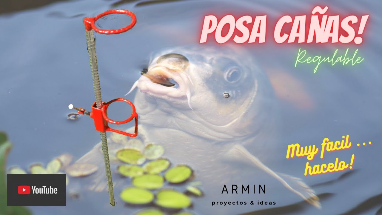 Regulable posa cañas / Adjustable rod holder