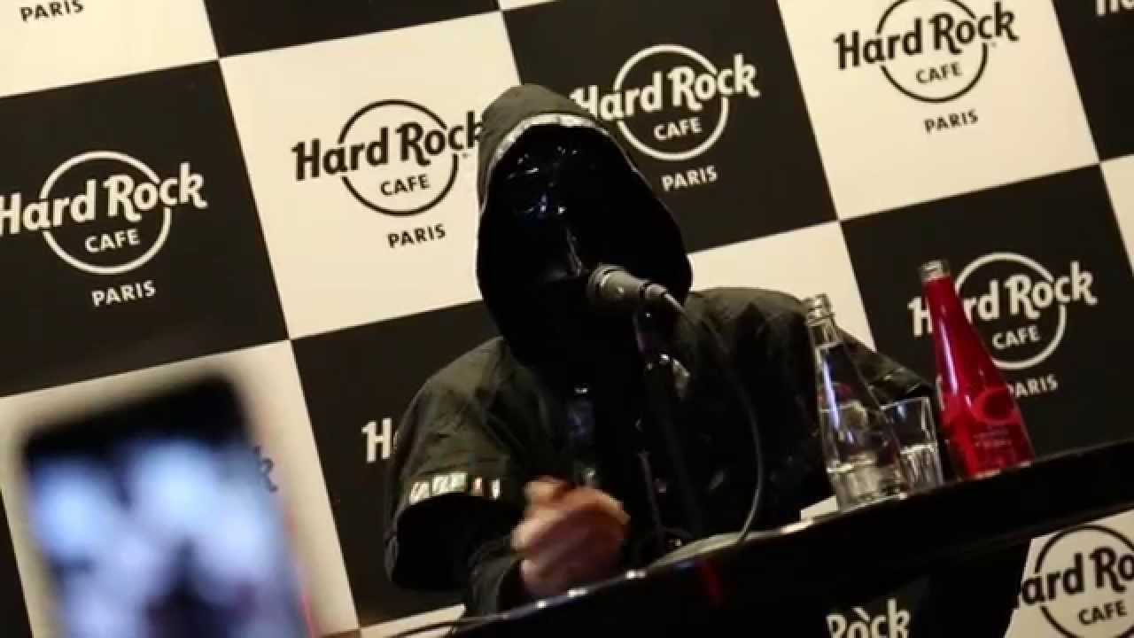 Ghost B.C. Press Conference / Interview with Lead Guitarist (or Papa?) - Hard Rock Café Paris !