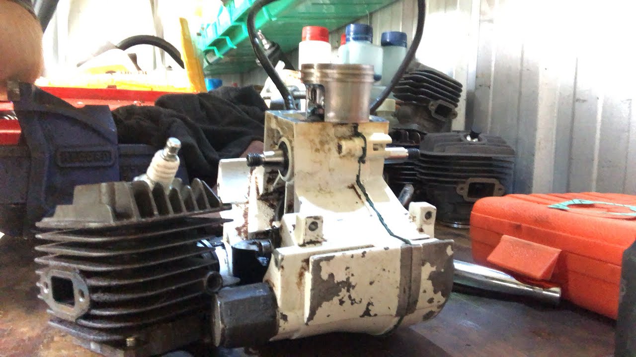 Stihl MS200 cylinder install