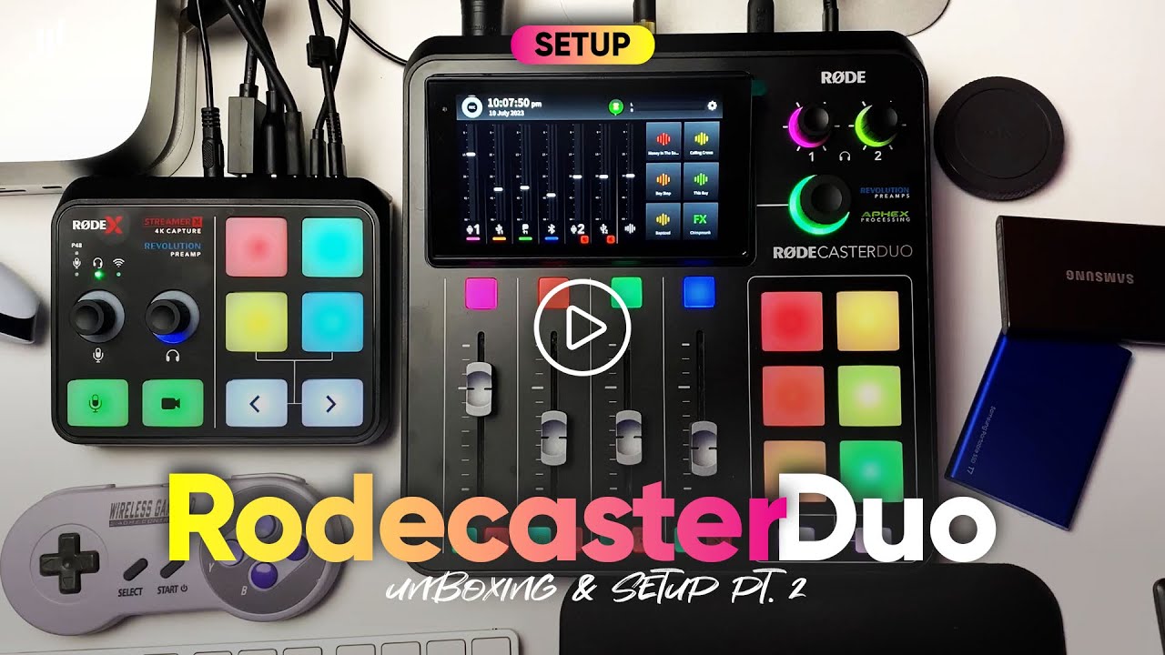 Rodecaster Duo Unboxing & Setup Pt. 2 