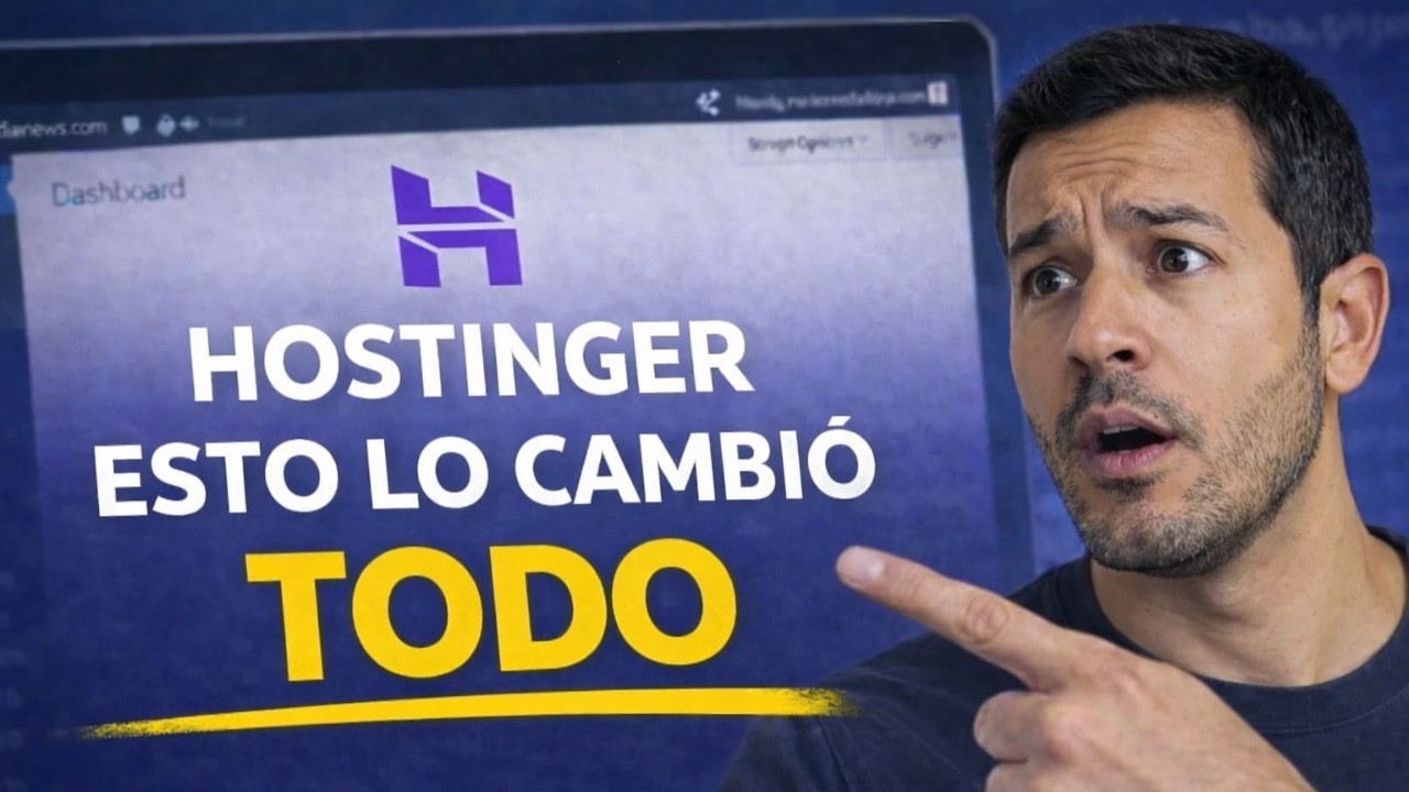 HOSTINGER: No vas a CREER lo que DESCUBRÍ..