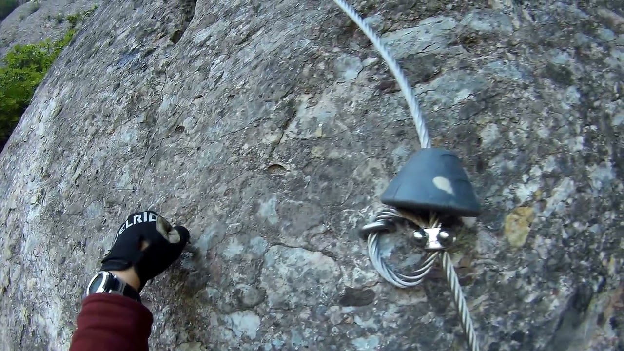 Vía Ferrata Canal de las Damas K4 Tramo 1 1080p FHD