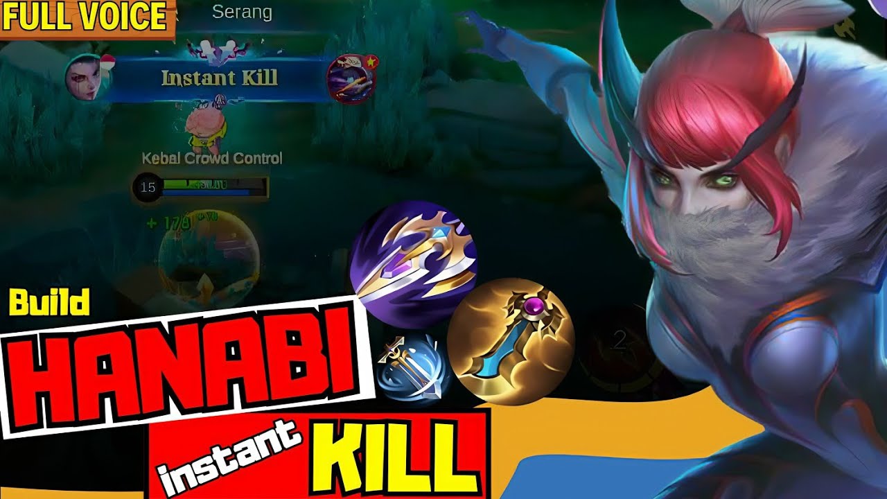 INSTANT KILL! Build Hanabi Tersakit 2026 - Kebal CC Bikin Lawan Tak Berdaya! | Mobile Legends