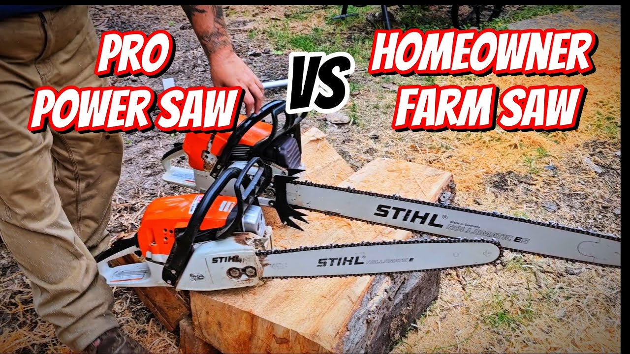 Stihl Chainsaw Shootout, 271 vs 461!