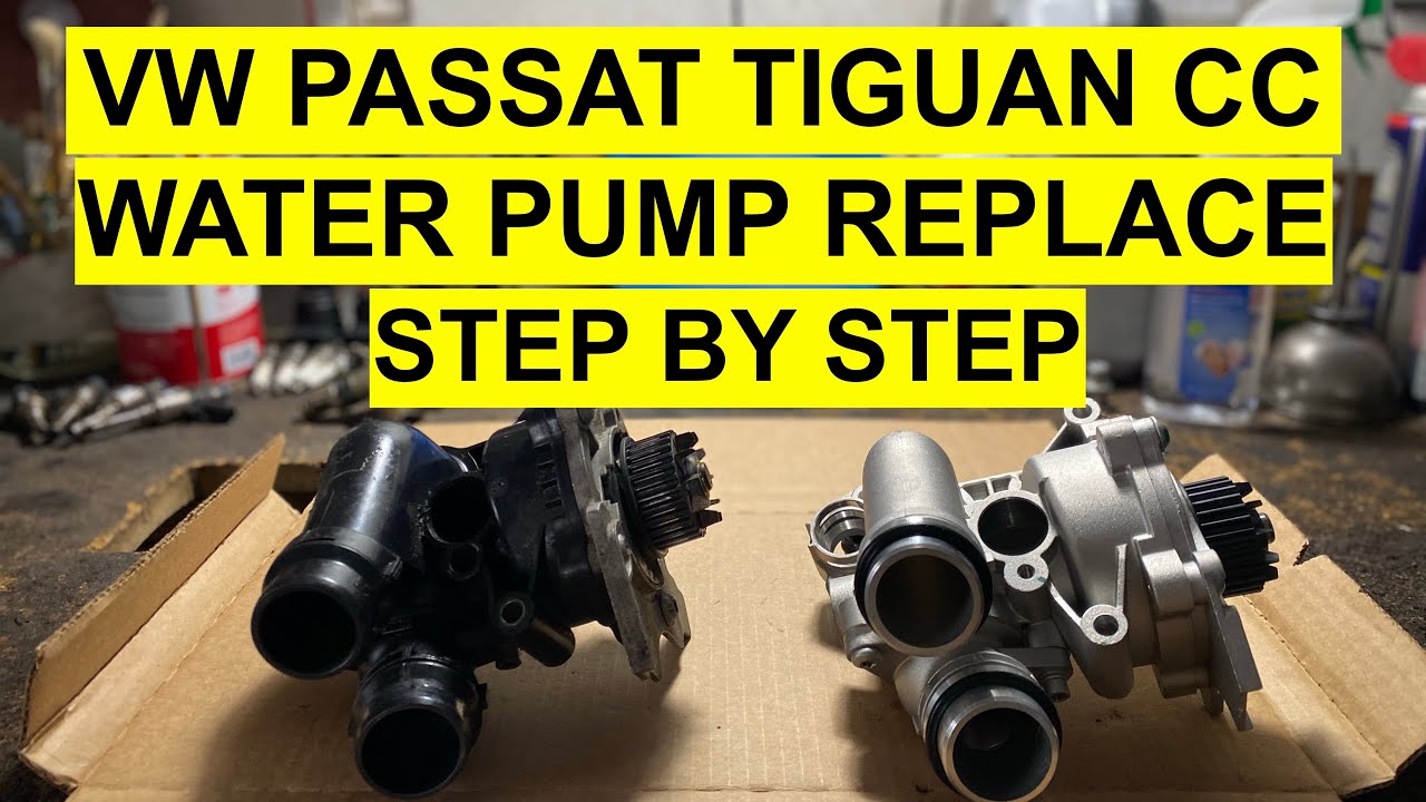 Пошаговая замена водяного насоса на VW Passat, Tiguan, CC, EOS 2.0 Turbo TSI/CCTA 2008-2016
