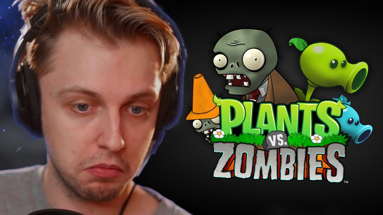 СТИНТ ИГРАЕТ В Plants vs. Zombies #1 // ОБЫЧНЫЙ + HARD MODE