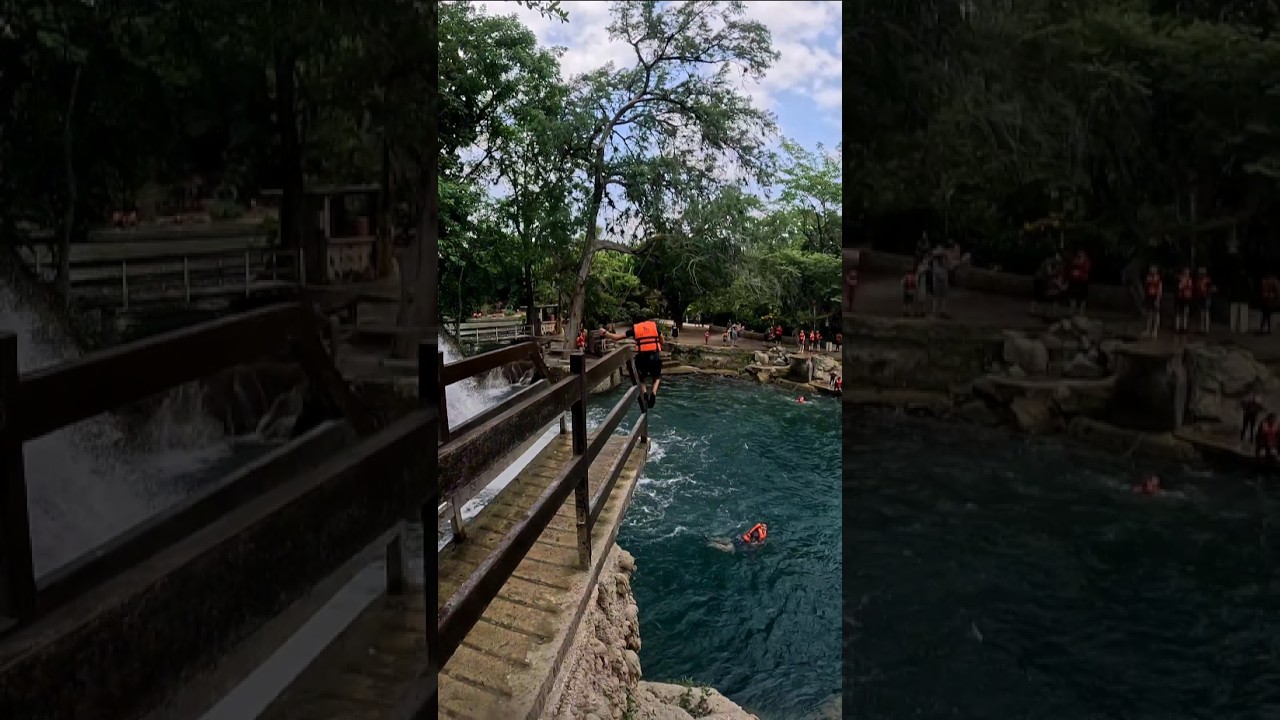 Un Gran Salto En Las Cascadas De Tamasopo 🤩🏞👌💪
