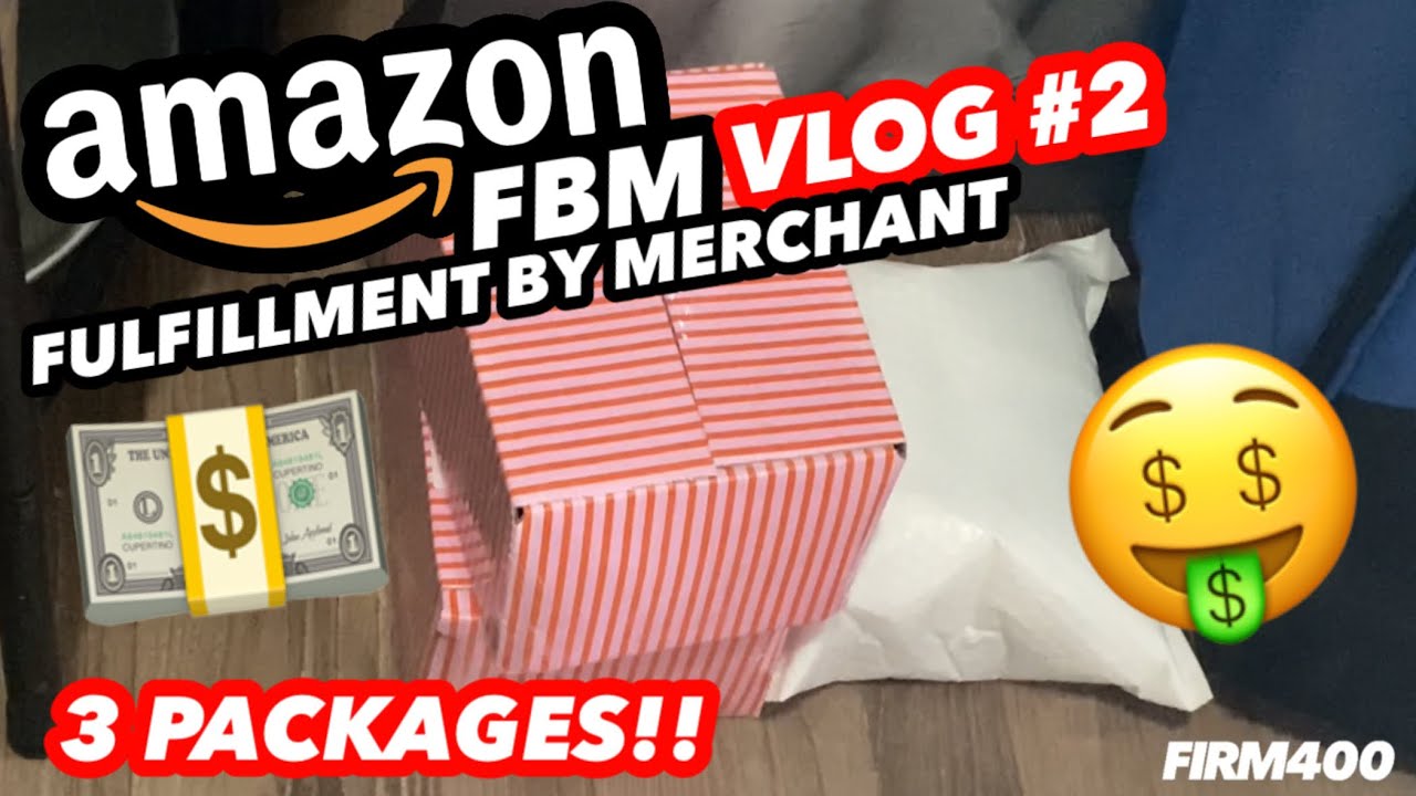 AMAZON FBM FULFILLMENT BY AMAZON VLOG #2 - 3 ПОСЫЛКИ!!