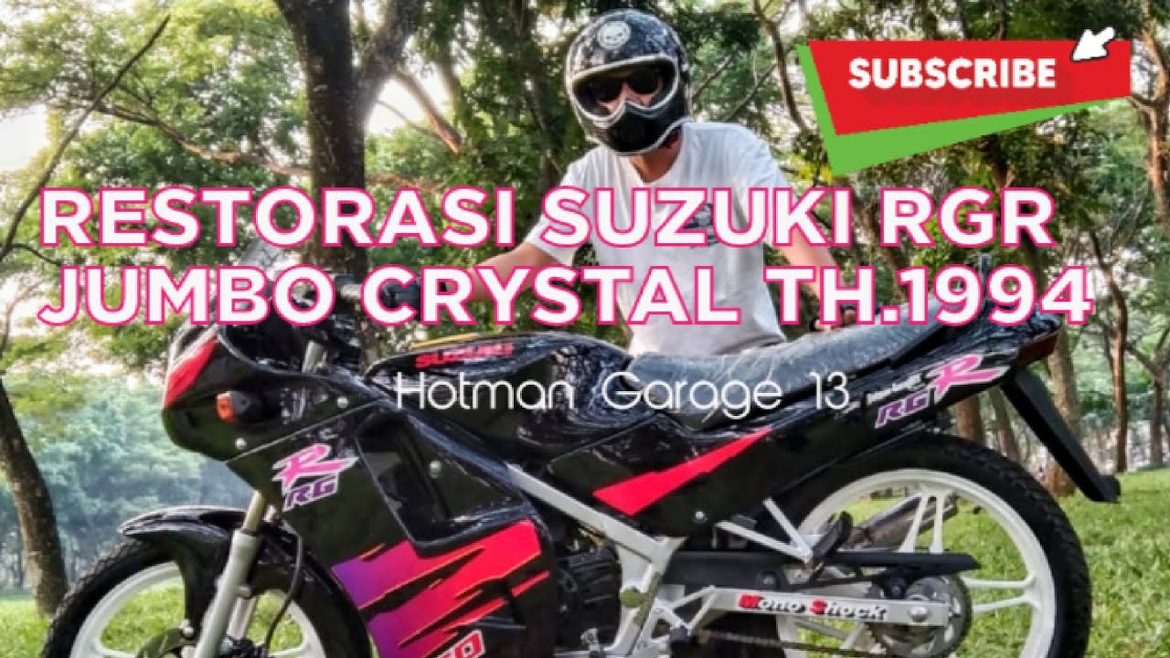 SUZUKI RGR JUMBO CRYSTAL 1994 MURAH Restorasi nya, bagi yg punya 💰💸 😁 🙏 #suzukirgr #2tak #langka