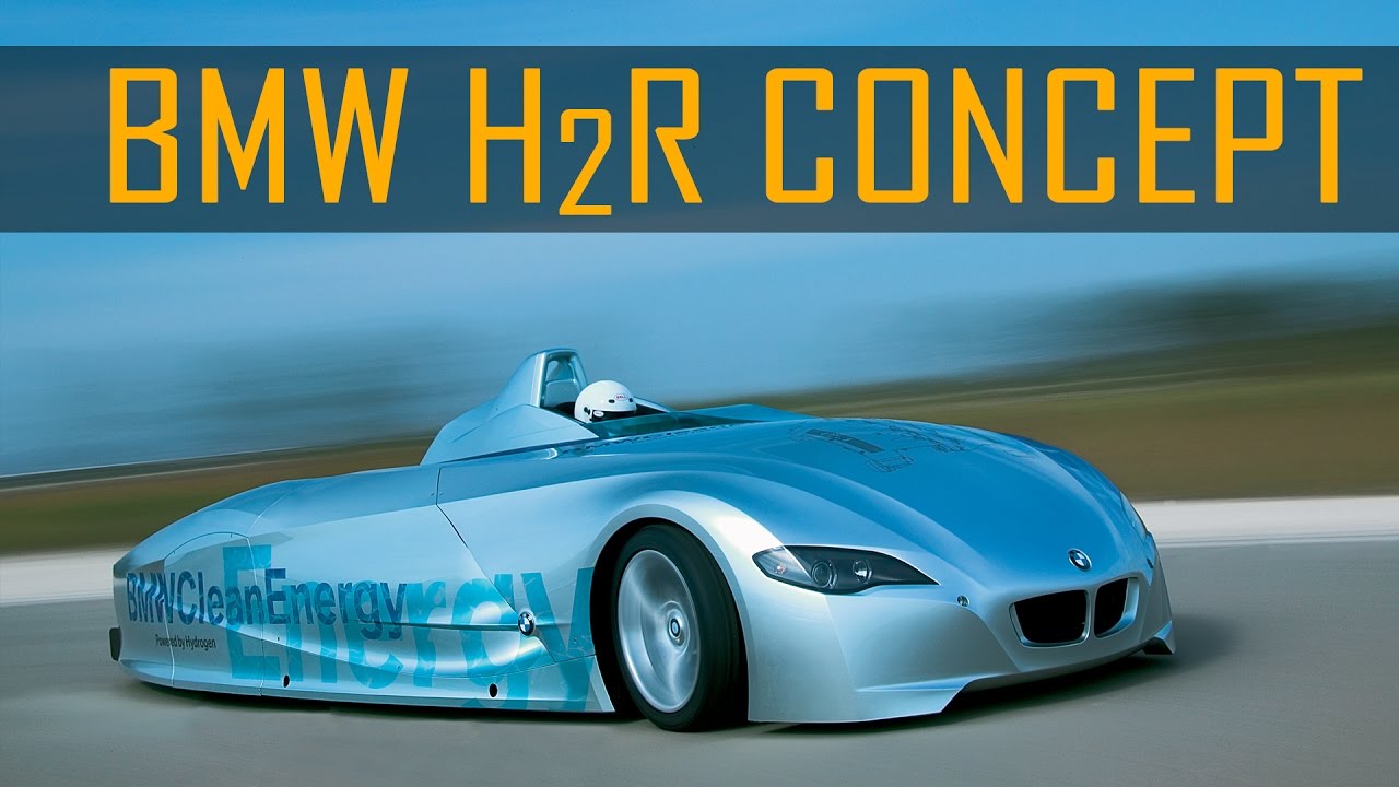 BMW H2R Hydrogen Race Car Record Run in Miramas, France (2004)