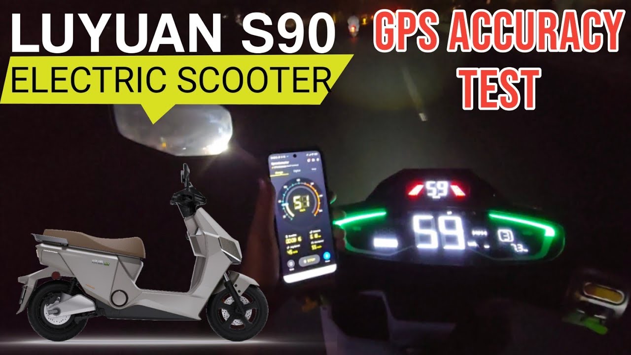 Luyuan S90 Electric Scooter GPS Accuracy Test