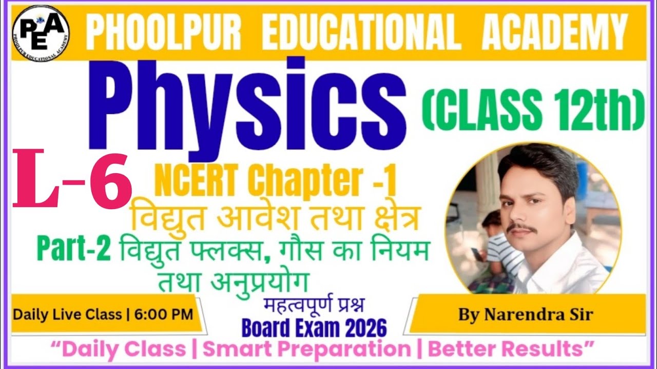 अनंत लंबाई के रेखीय आवेशित तार एवं समतल आवेशित चादर के निकट विद्युत क्षेत्र की तीव्रता | Class12 Phy