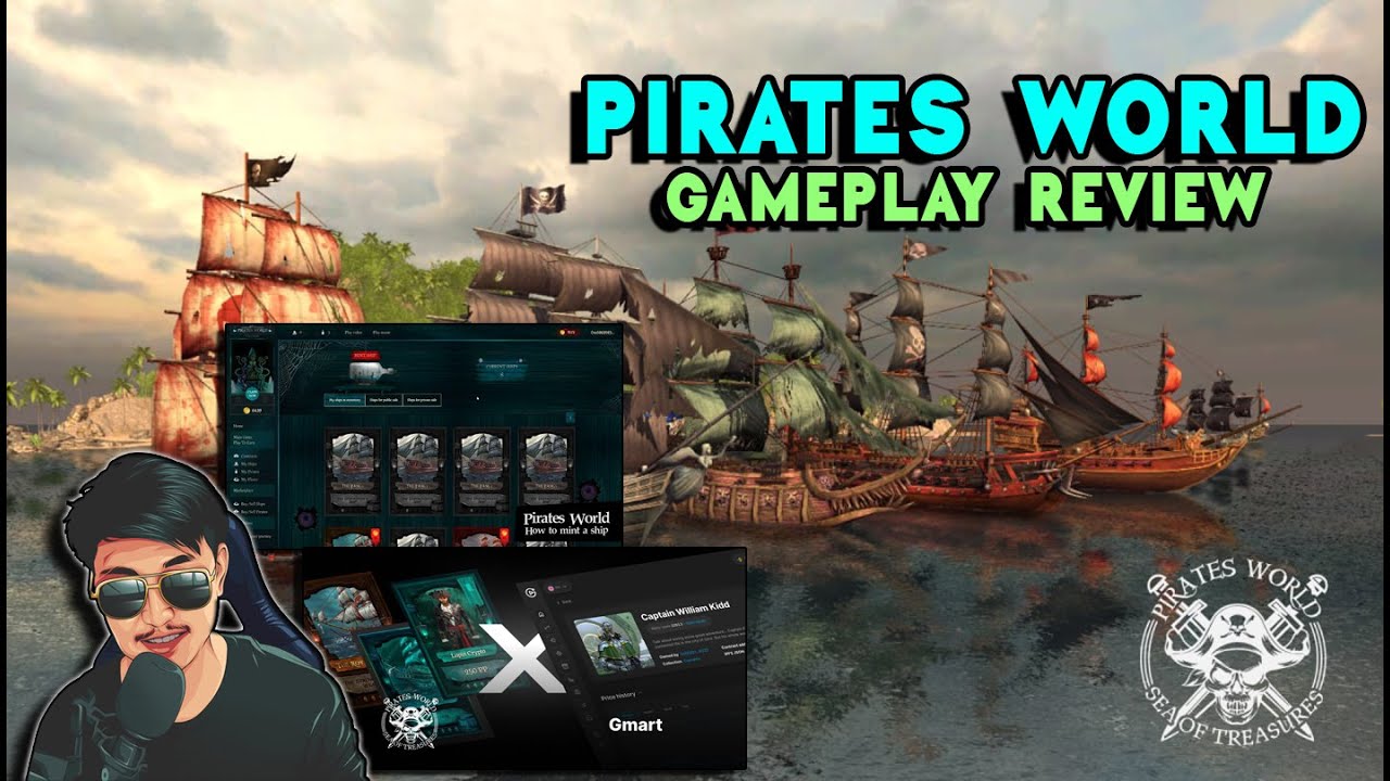 PIRATES WORLD - PLAY TO EARN - NEW UPCOMING NFT GAMES 2022 (ENGLISH SUB)