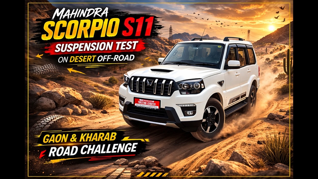 🔴 LIVE: Mahindra Scorpio S10 Suspension Test on Worst Rural Roads 😱 | Village Off-Road Drive