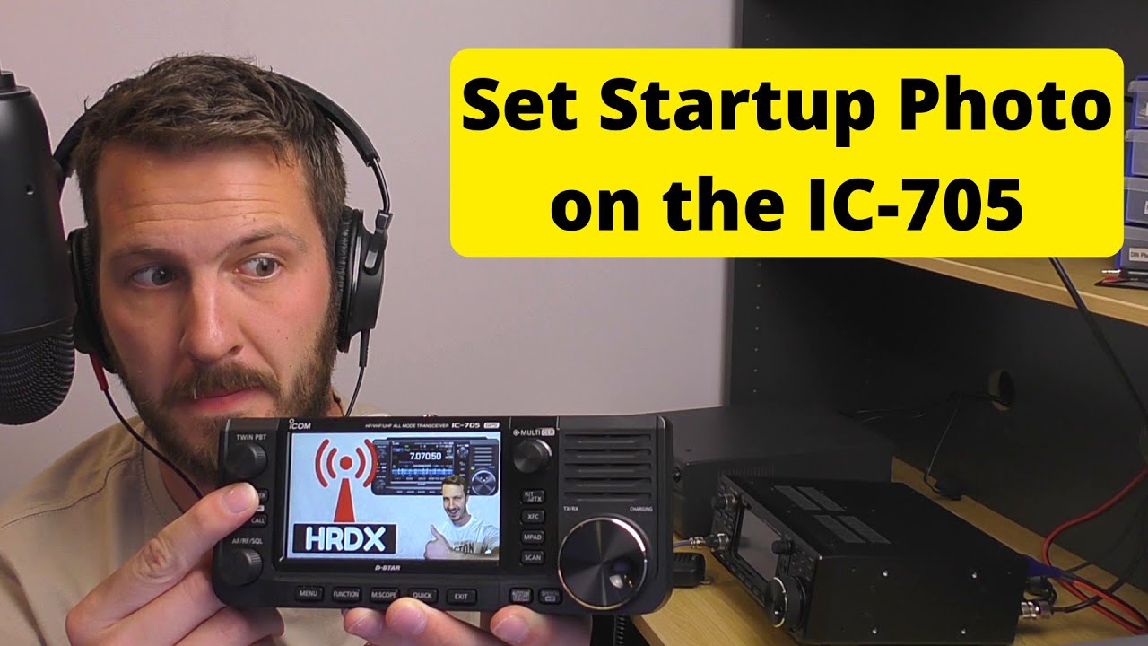 How to set an Opening Picture on the Icom IC-705
