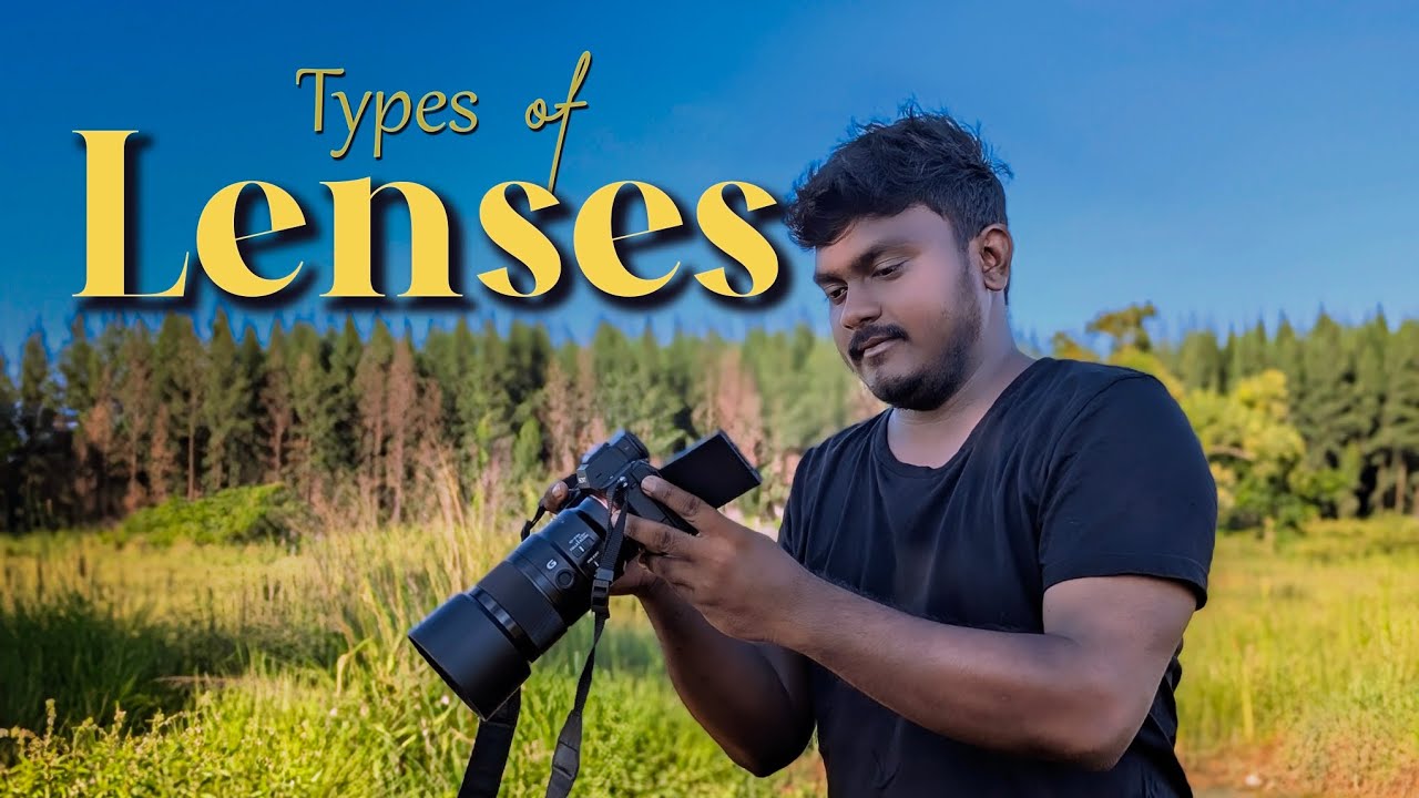Types of Camera Lenses and their Uses | Explained | in Telugu |