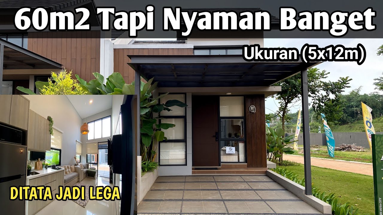 Rumah Minimalis 60m2 ukuran 5x12m Kecil Tapi Nyaman Banget! Grand Duta City (soj)