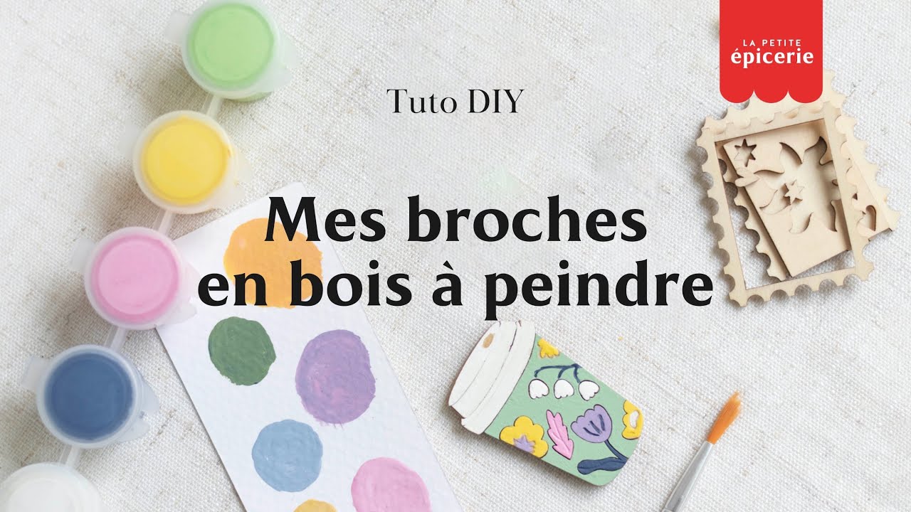 TUTO Mes broches à peindre de la box Mes Kits Make It