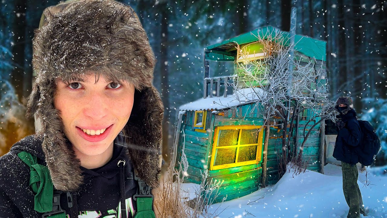СУРОВЫЙ НОВЫЙ ГОД в САМОДЕЛЬНОМ ДОМЕ!🎄