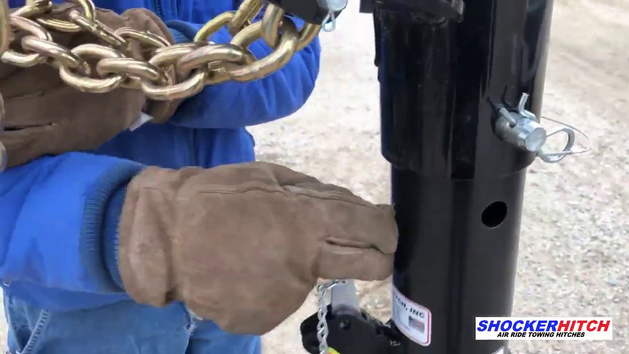 How To Install Shift Lock Gooseneck Coupler in Minutes - Shocker Hitch