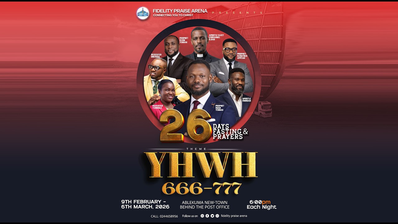 YHWH 2026 || POWER CONVENTION || 26 DAYS FASTING AND PRAYERS || DAY 9