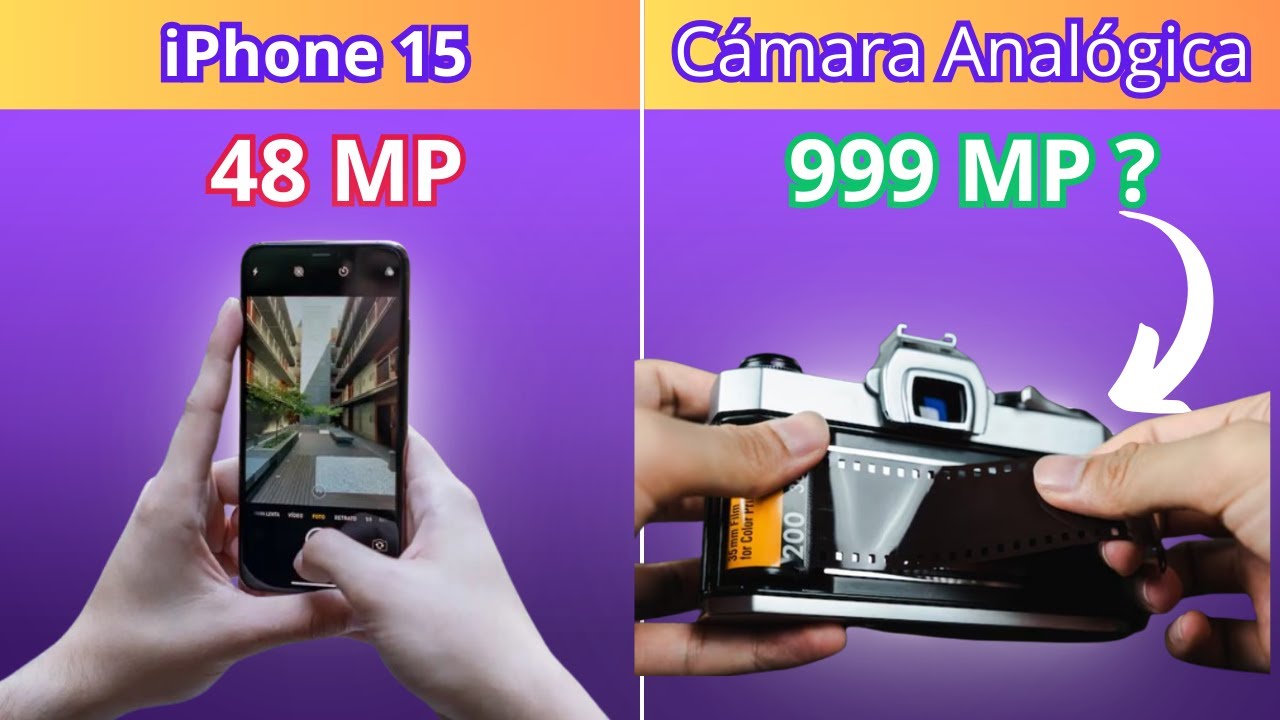 Las cámaras Antiguas NO TENIAN Megapíxeles 📸🚫