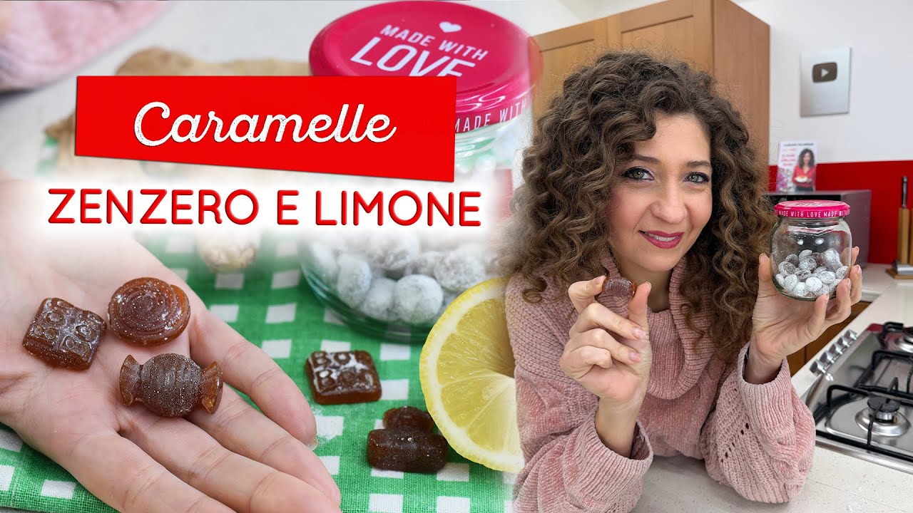 Caramelle zenzero e limone: rimedio della nonna per tosse e mal di gola