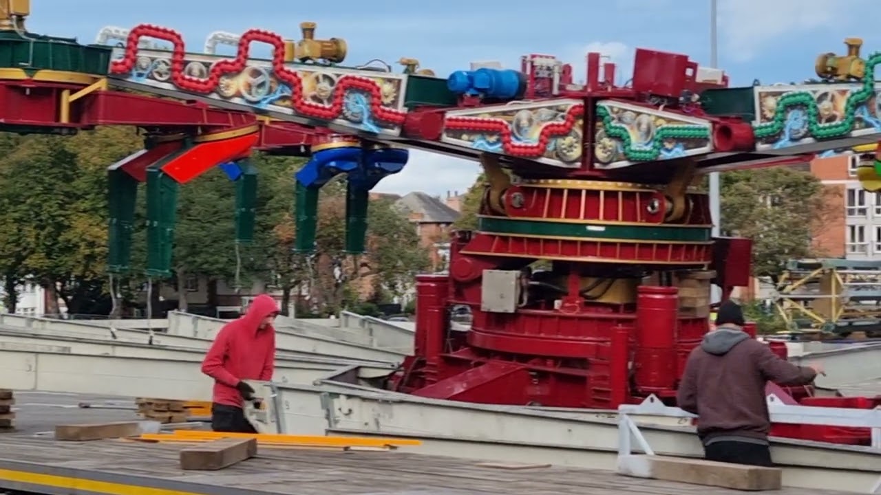 Nottingham Goose Fair 7th October 2025 Tuesday Morning Walkthrough Last Rides on Site 