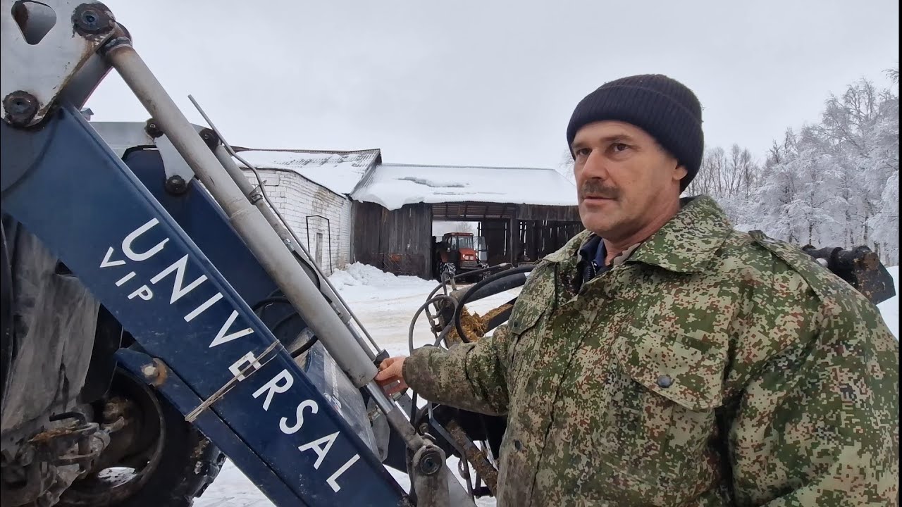 Первая поломка на КУН у Лехи / Трактор в масле с 