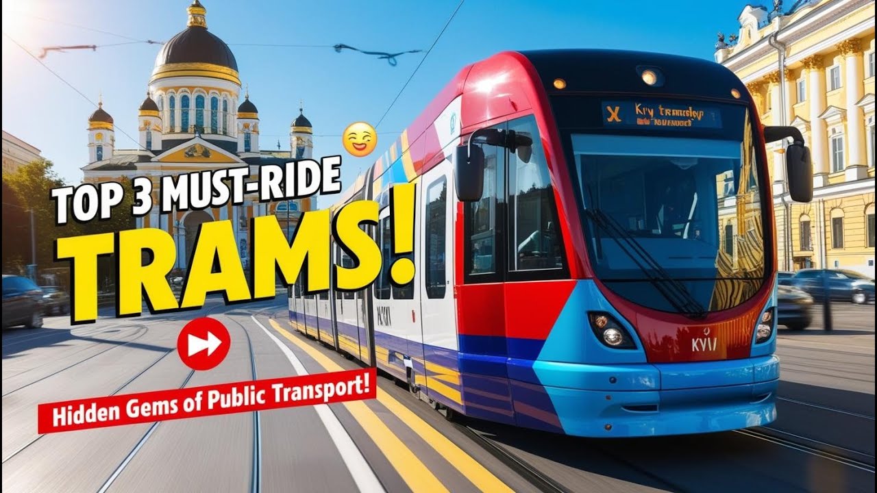 🚋 Top 3 Must-Ride Kyiv Trams! Hidden Gems of Public Transport 🏙️