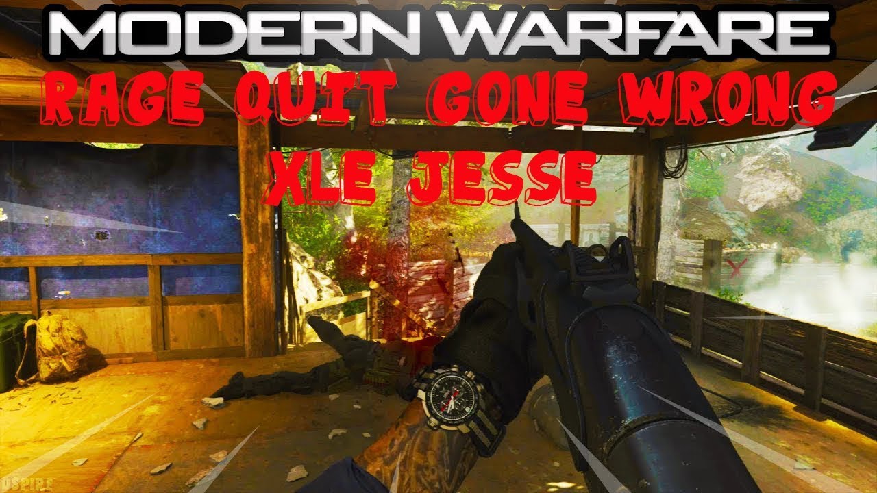 RAGE QUIT GONE WRONG (CoD Modern Warfare)