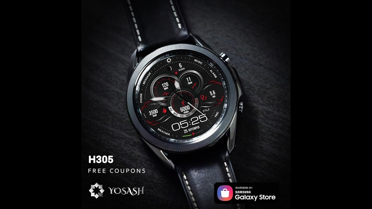 H305 - Watch Face for SAMSUNG Gears
