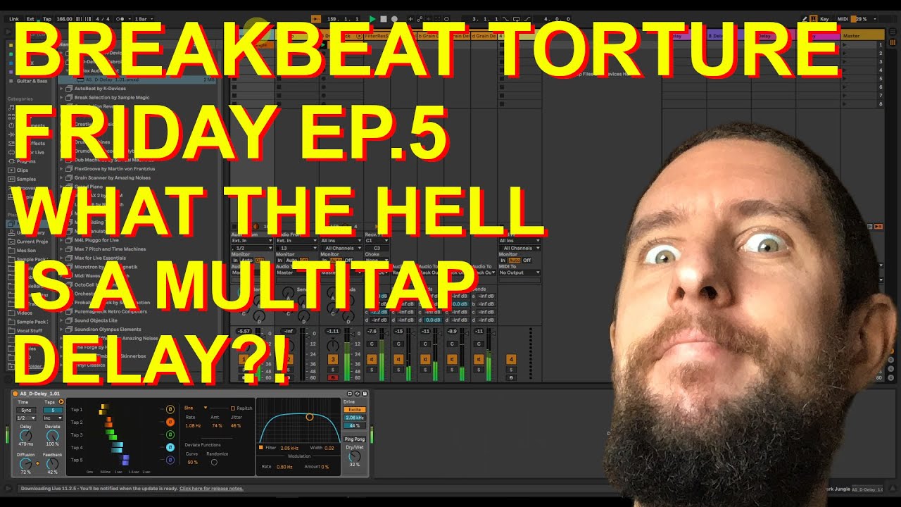 Breakbeat Torture Friday EP.5  - What the hell is a Multitap Delay? w/ AS D-Delay