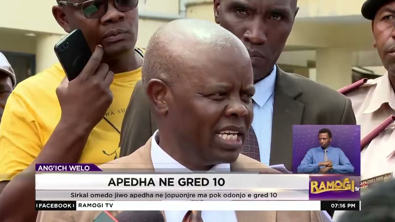 Fuong'ruok ne jonyuol bang' sirkal kawo jopuonjre manyo okwamo e dhot kendo otero e skul
