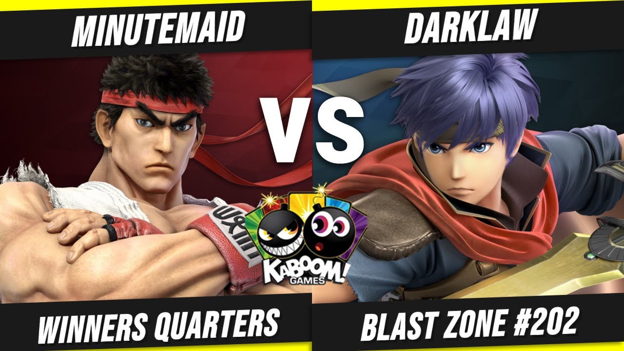 Blast Zone #202 - WQF - NBG | MinuteMaid (Ryu) vs DarkLaw (Ike)