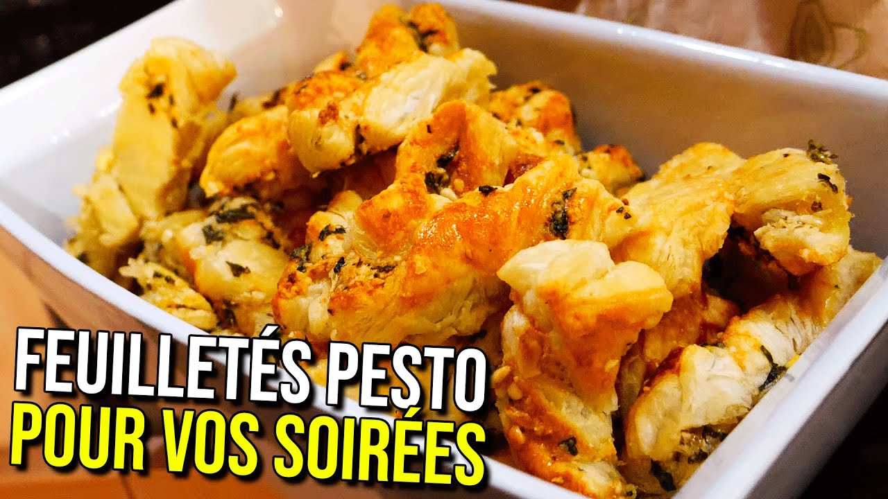 Feuilletés au pesto maison [végétarien] 🥟 - Rapide, facile, soyez la star de la soirée !