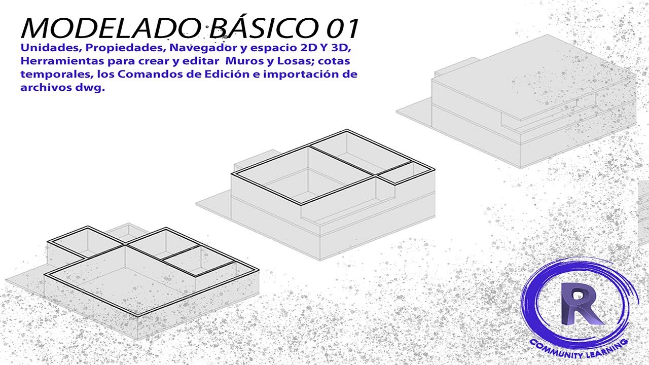 Sesión 01: NIVELES, MUROS, LOSAS y más _ REVIT | ARQuitectura - PASO a PASO.