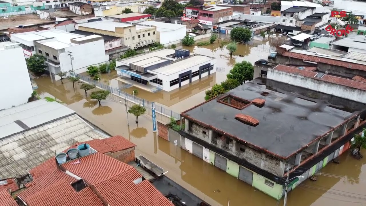 Centro de abastecimento de Jequié alagado. 25/12/2022 (voo 273)
