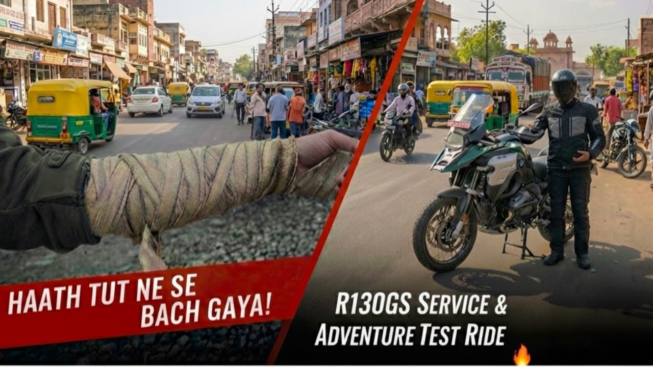 Haath Tut Ne Se Bach Gaya! 😱 BMW R1300GS Service & R1300 Adventure Test Ride 🔥|Grey Beast