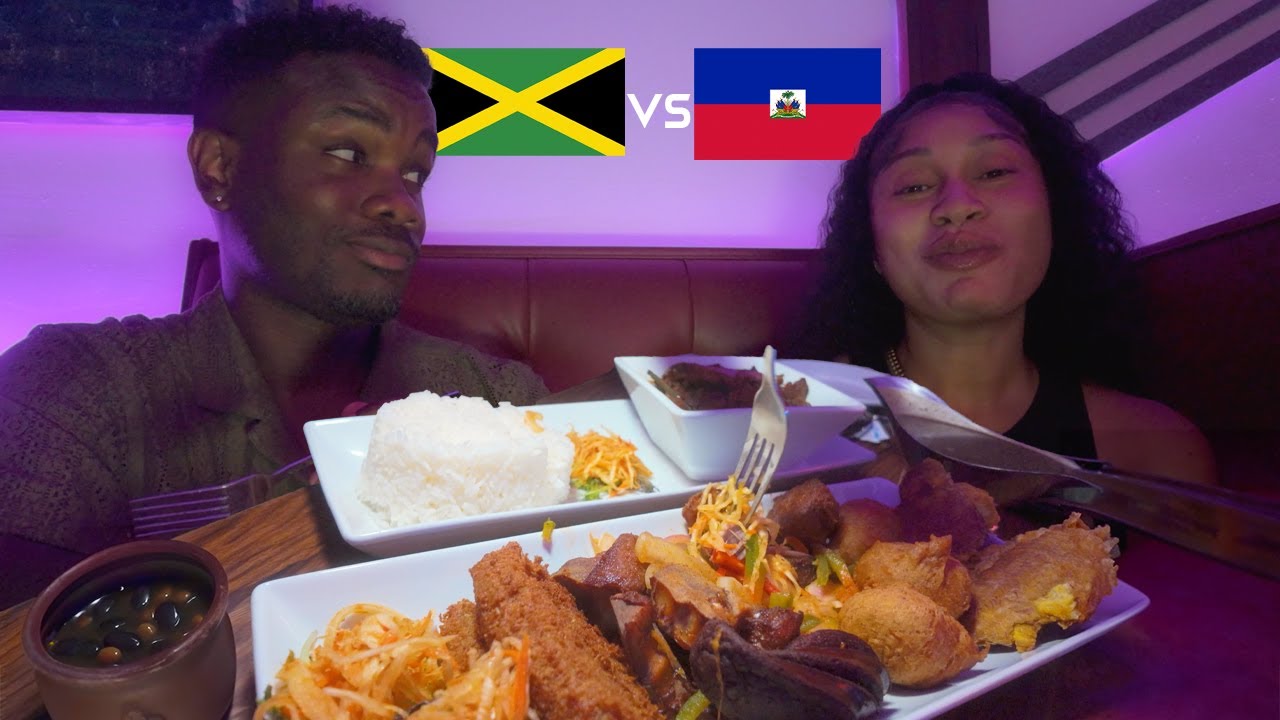 Jamaican first time trying Haitian Food 🙂‍↕️