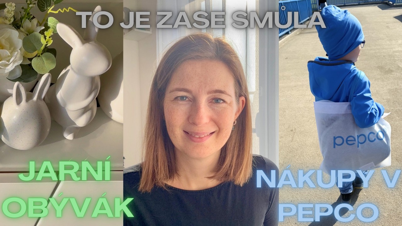 DEKOROVÁNÍ OBÝVÁKU🐰| TO JE ZASE SMŮLA😤| NÁKUP V PEPCO🎁| TOM MÁ SVÁTEK🤩| ÚKLID KUCHYNĚ🍴