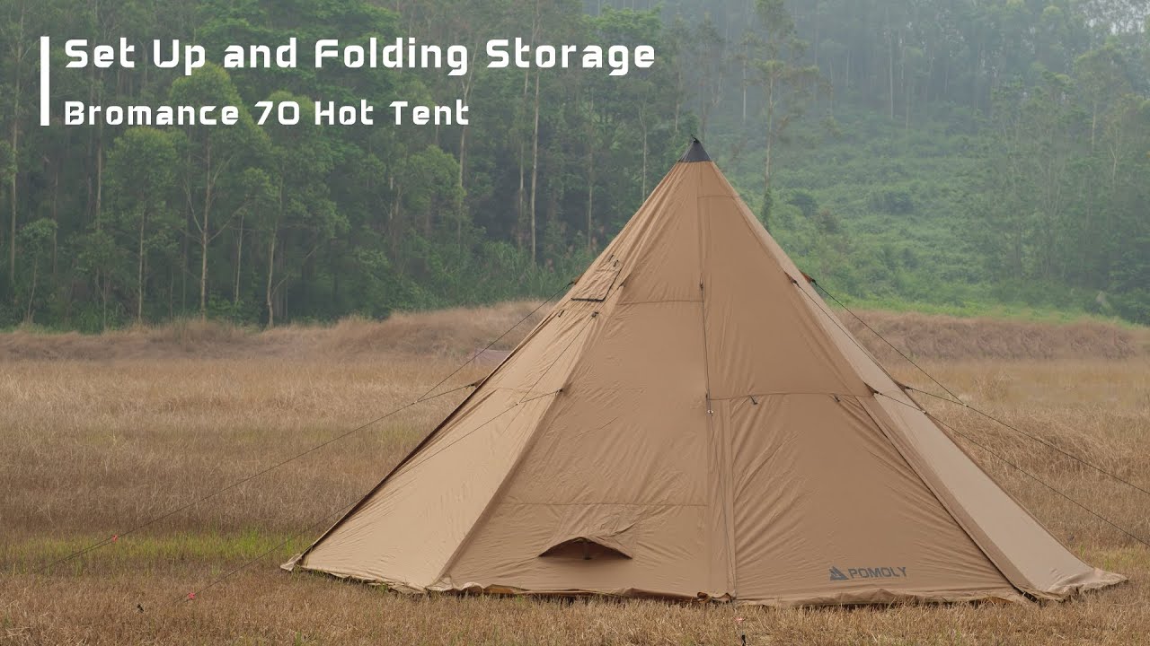 How to Set Up Bromance 70 Hot Tent | POMOLY
