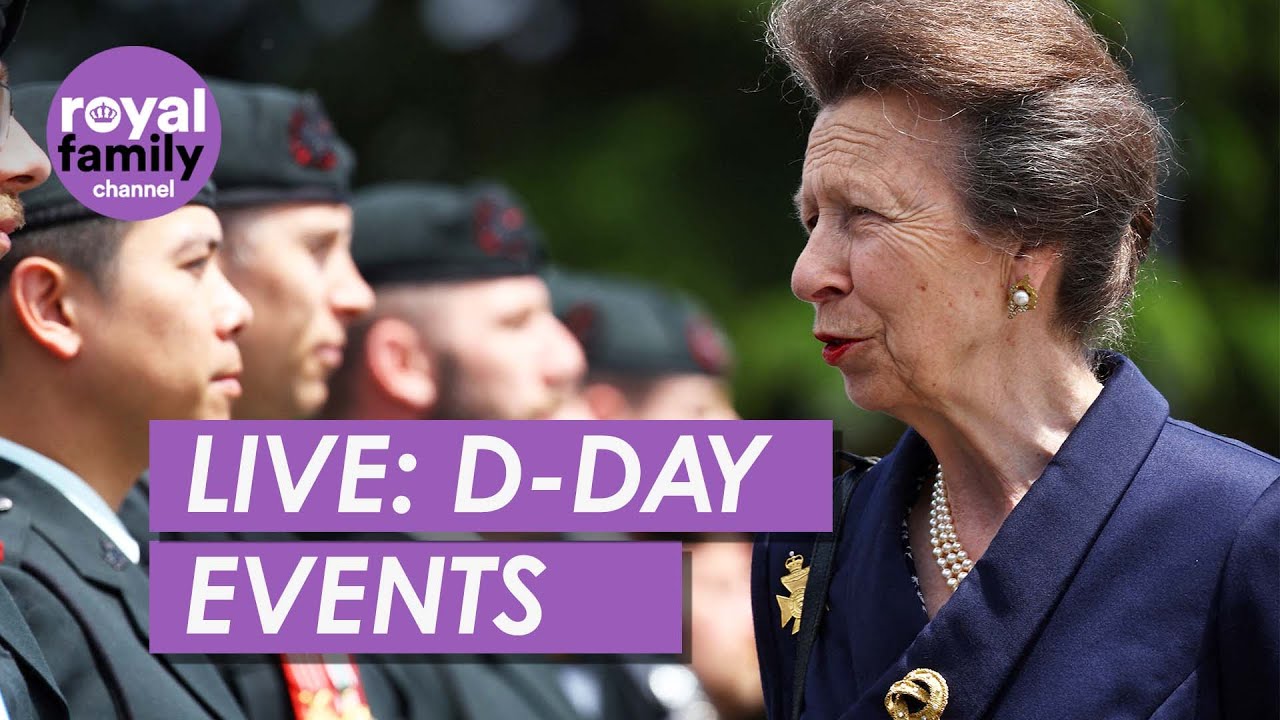 LIVE: Princess Anne Unveils Rifleman Statue on D-Day Anniversary