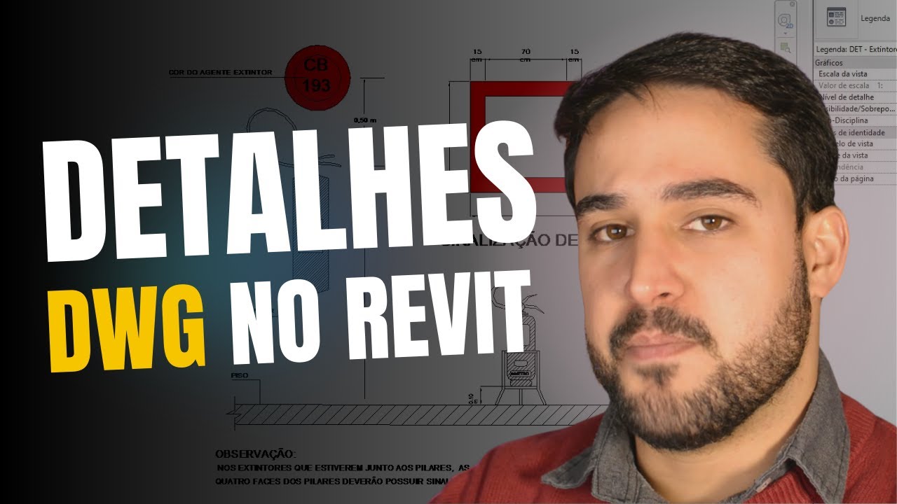 Como importar detalhes DWG no Revit?