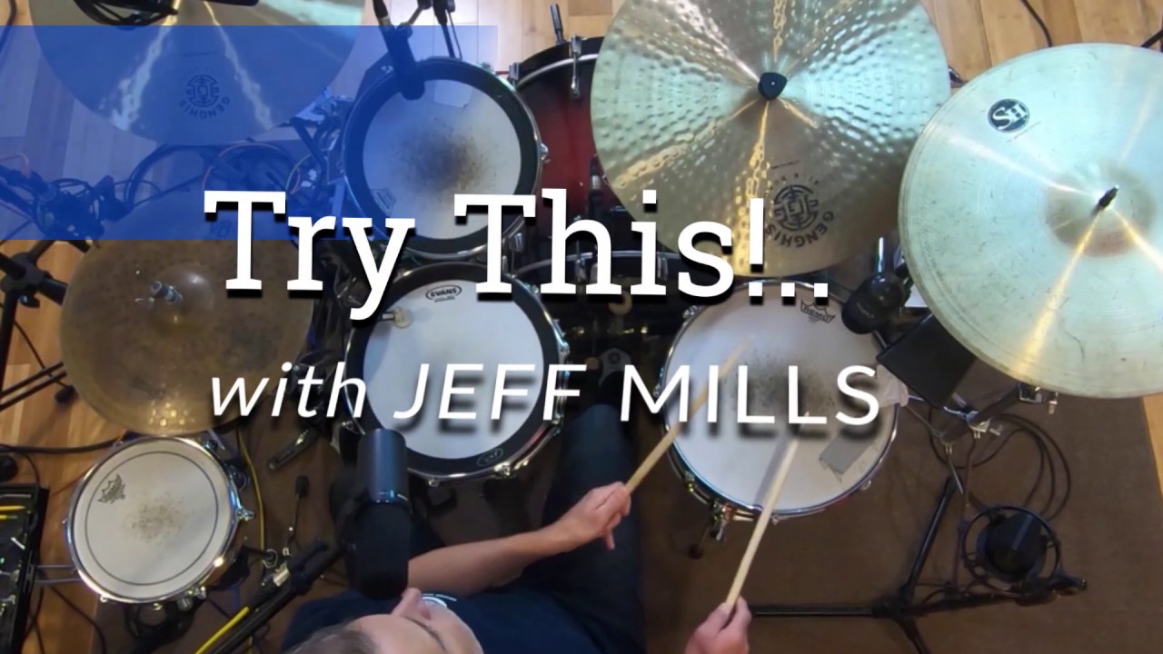 Killer 5 7 Linear Fill/Groove Idea.  A lesson with Jeff Mills