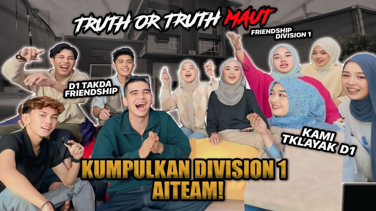 GELAGAT RIUH DIVISION 1 BERKUMPUL!!! KAMI SEMUA TAK LAYAK?!? JAWAB SOALAN M4UT...