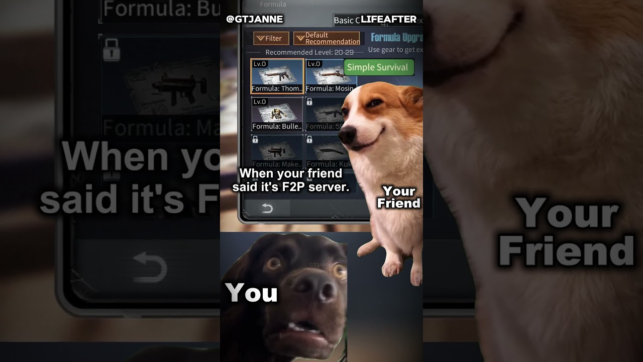 When he said it's F2P server