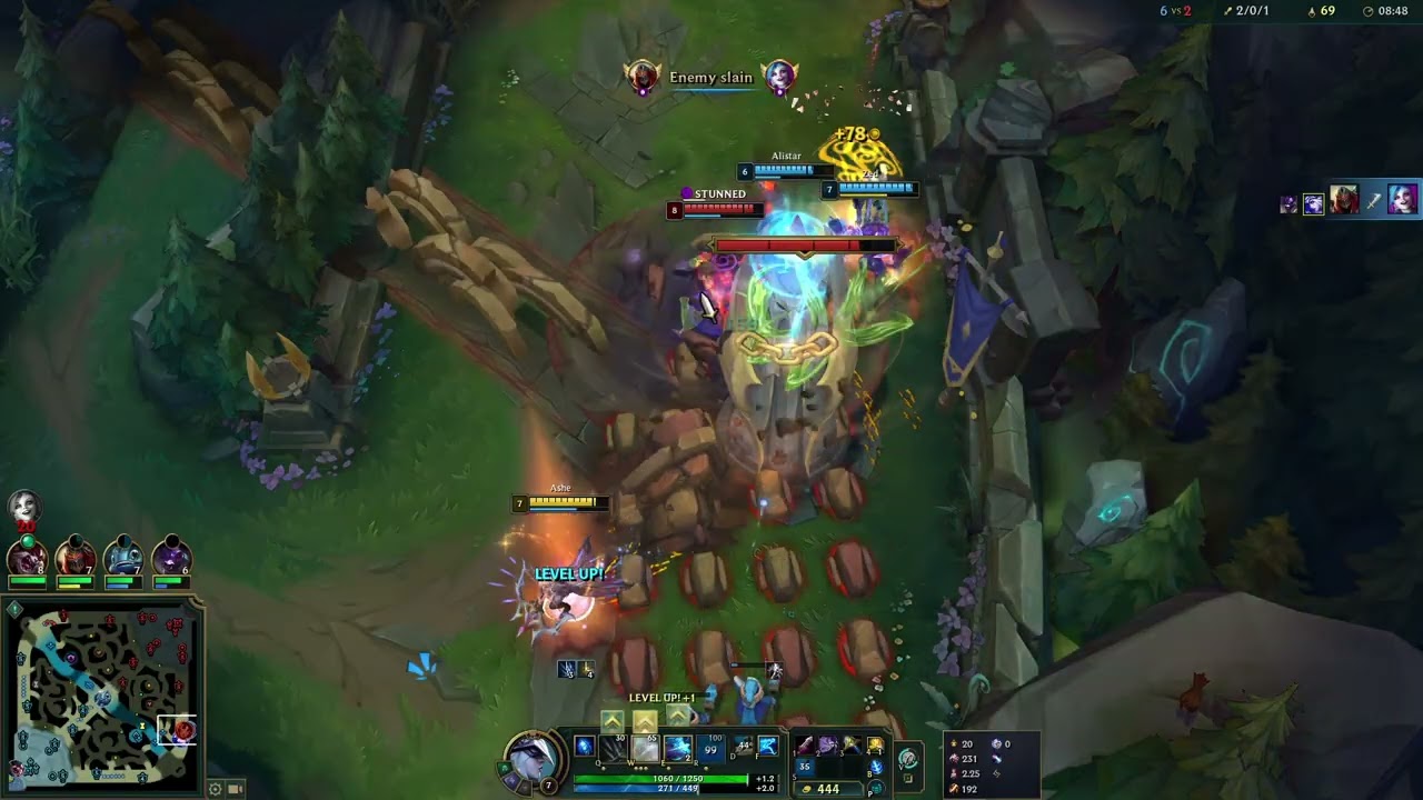Ashe Stage 2 vs jinx